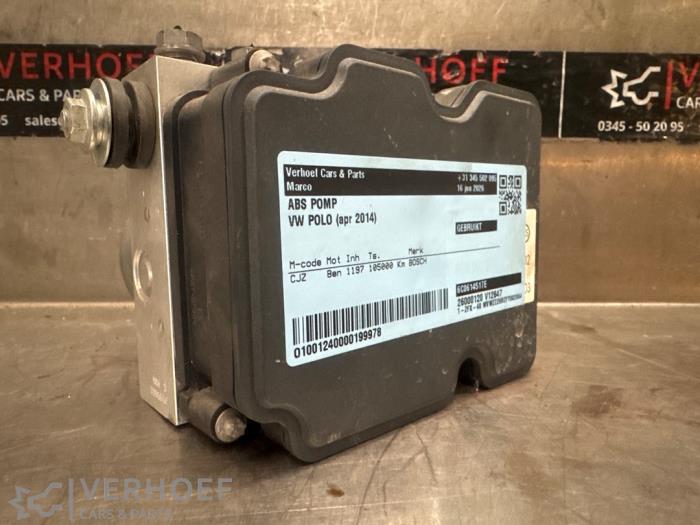 Gebrauchte ABS Pumpe Volkswagen Polo V (6R) 1.2 TSI 16V BlueMotion Technology Preis € 60,00 Margenregelung angeboten von Verhoef Cars & Parts