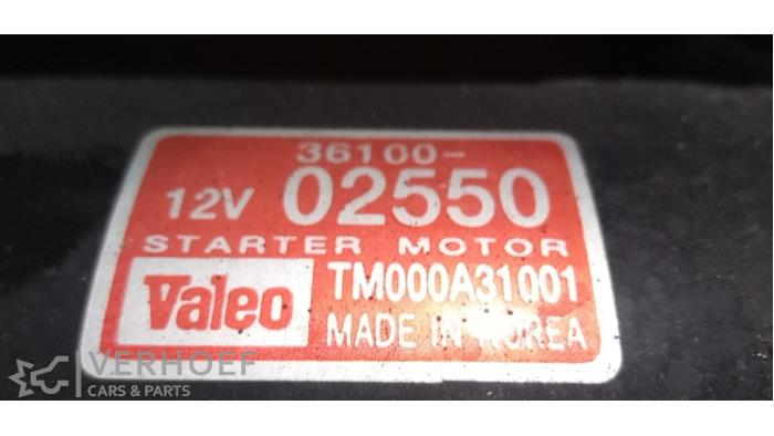 Gebrauchte Anlasser Hyundai Atos 1.0 12V Preis € 30,00 Margenregelung angeboten von Verhoef Cars & Parts