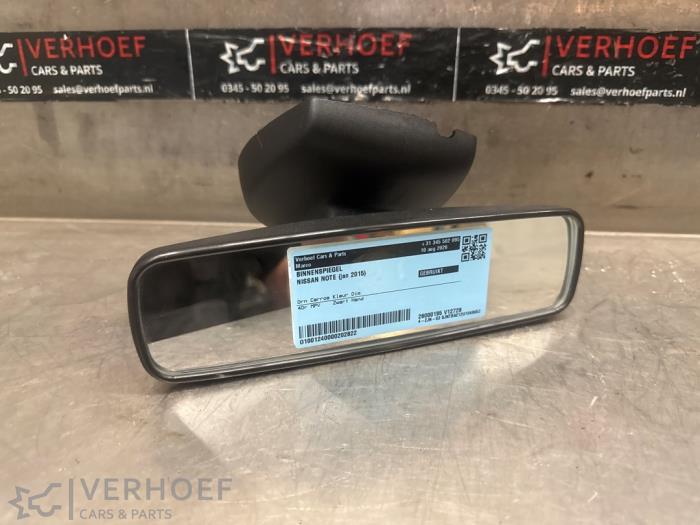 Używane Lusterko wewnetrzne Nissan Note (E12) 1.2 DIG-S 98 Cena na żądanie oferowane przez Verhoef Cars & Parts