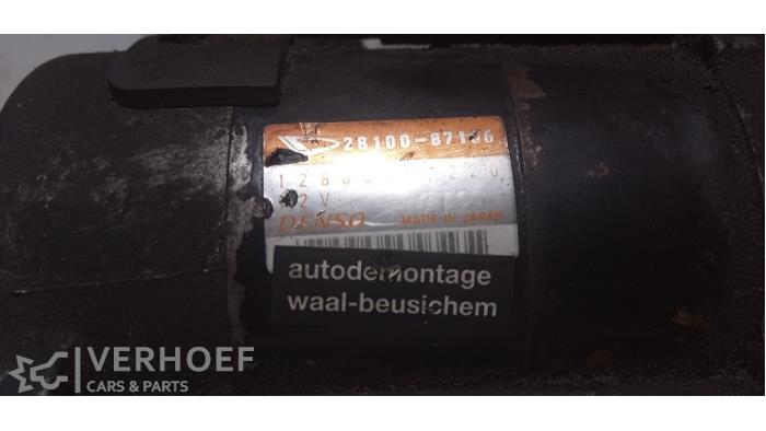 Gebrauchte Anlasser Daihatsu Charade (G200/201/202/203/204) 1.3i TX/CX 16V Preis € 40,00 Margenregelung angeboten von Verhoef Cars & Parts