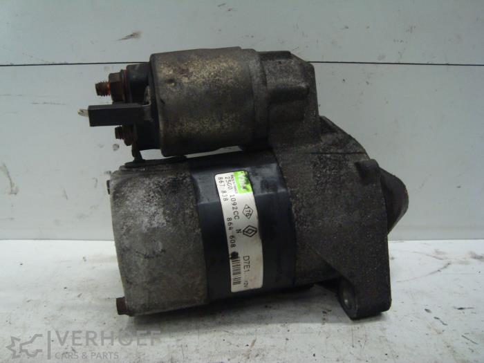 Usagé Démarreur Renault Clio II (BB/CB) 1.2 Prix € 35,00 Règlement à la marge proposé par Verhoef Cars & Parts