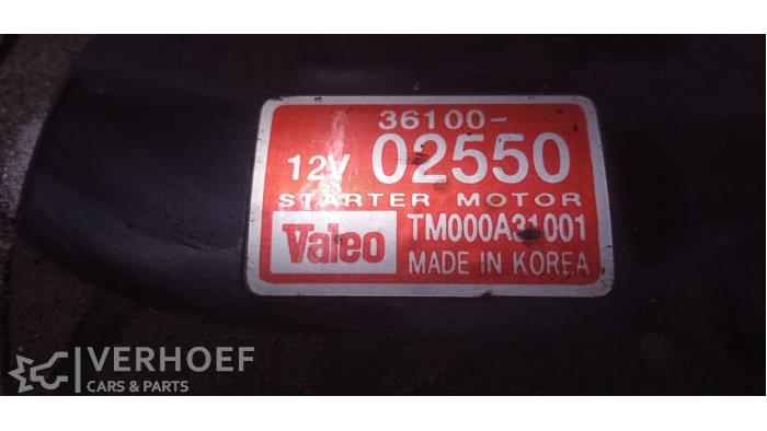 Gebrauchte Anlasser Hyundai Atos 1.0 12V Preis € 30,00 Margenregelung angeboten von Verhoef Cars & Parts