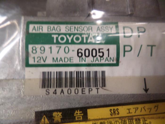 Airbag set+module from a Toyota Land Cruiser 100 (J10) 4.2 TDI 100 24V 2000
