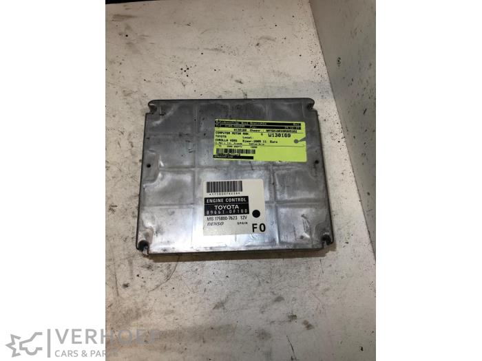 Engine management computer Toyota Corolla Verso (R10/11), 2004 / 2009 2.2 D-4D 16V, MPV, Diesel, 2.231cc, 100kW (136pk), FWD, 2ADFTV, 2005-10 / 2009-03, AUR10 (Used)