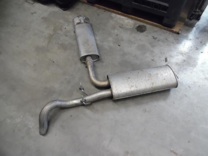 Exhaust rear silencer Nissan Interstar 2.2 dCi 16V - G9TF7