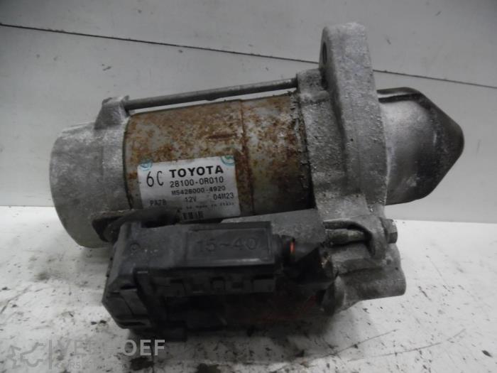 Usagé Démarreur Toyota Avensis Wagon (T27) 2.2 16V D-4D-F 150 Prix € 35,00 Règlement à la marge proposé par Verhoef Cars & Parts