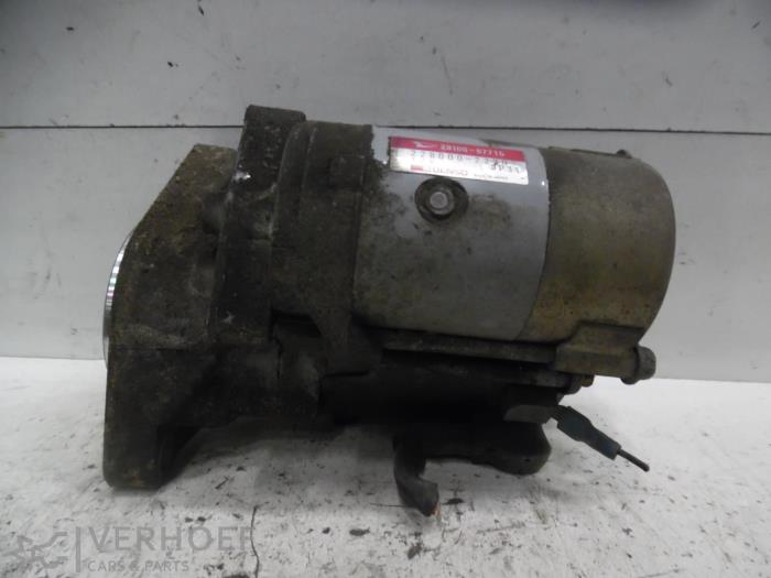 Gebrauchte Anlasser Daihatsu Charade (G200/201/202/203/204) 1.3i TX/CX 16V Preis € 30,00 Margenregelung angeboten von Verhoef Cars & Parts