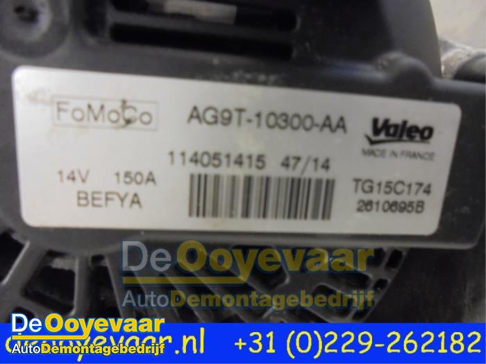 Dynamo from a Ford S-Max (GBW) 2.0 TDCi 16V 140 2015