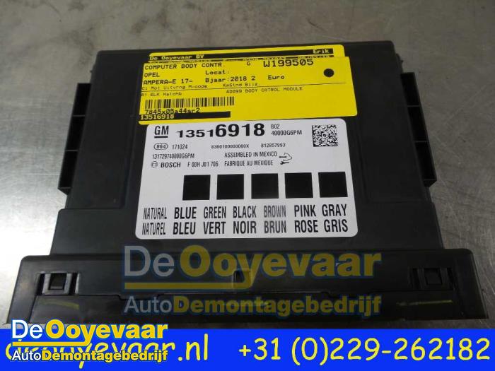 Używane Sterownik Body Control Opel Ampera-e Ampera-e Cena € 29,99 Procedura marży oferowane przez Autodemontagebedrijf De Ooyevaar