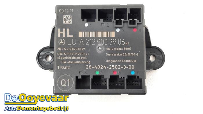 Central electronic module from a Mercedes-Benz C (W204) 2.2 C-220 CDI 16V BlueEFFICIENCY 2012