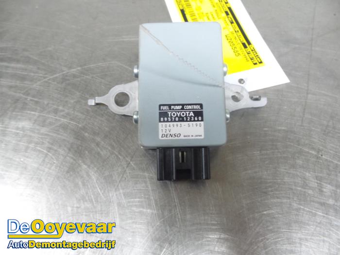 Usagé Module pompe carburant Toyota Auris (E18) 1.2 T 16V Prix € 69,99 Règlement à la marge proposé par Autodemontagebedrijf De Ooyevaar