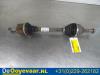 Front drive shaft, left from a Citroen DS5 (KD/KF), 2011 / 2015 2.0 HDiF 160 16V, Hatchback, 4-dr, Diesel, 1.997cc, 120kW (163pk), FWD, DW10CTED4DTR; RHH, 2011-11 / 2015-07, KDRHH; KFRHH 2013