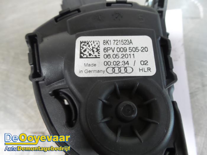 Gaspedalposition Sensor van een Audi A5 Sportback (8TA) 2.0 TFSI 16V 2011