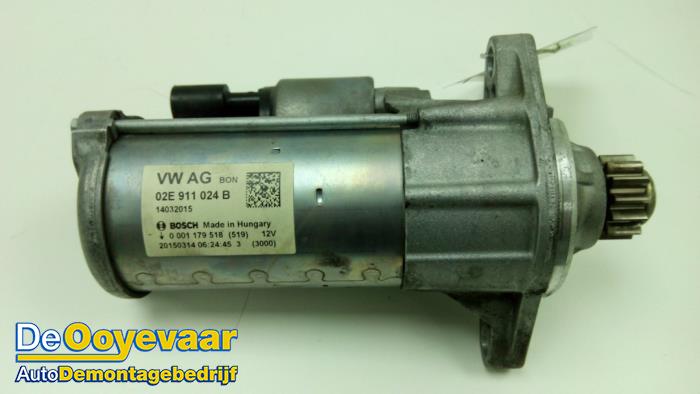 Gebrauchte Anlasser Volkswagen Golf VII (AUA) 2.0 R 4Motion 16V Preis € 9,99 Margenregelung angeboten von Autodemontagebedrijf De Ooyevaar