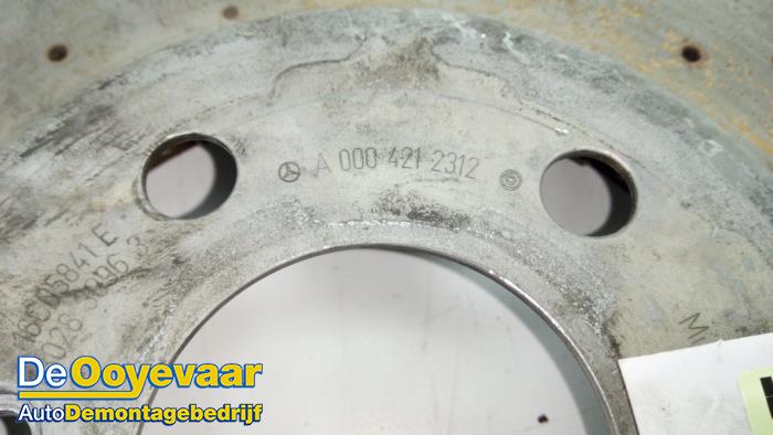 Front brake disc from a Mercedes-Benz GLC Coupe (C253) 3.0 43 AMG V6 Turbo 4-Matic 2019