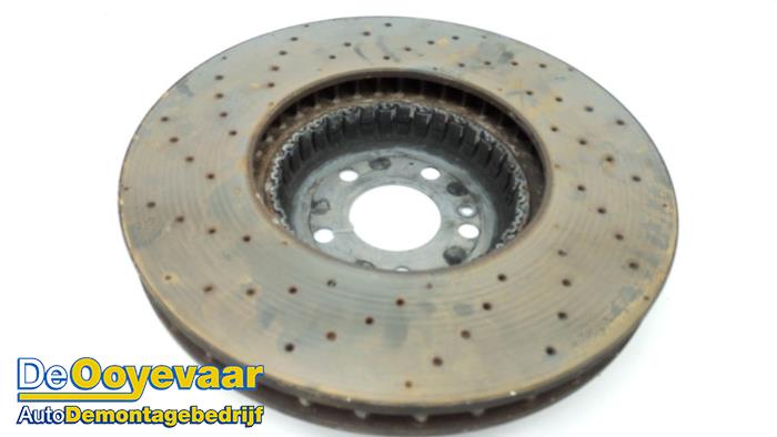 Front brake disc from a Mercedes-Benz GLC Coupe (C253) 3.0 43 AMG V6 Turbo 4-Matic 2019