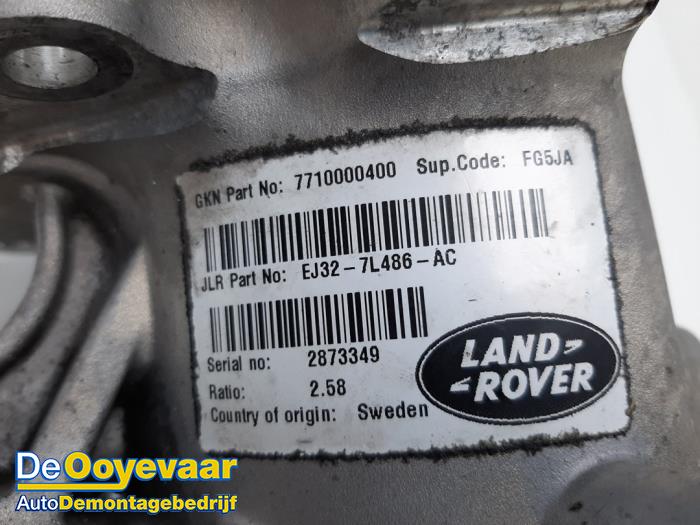 Rozdzielcza skrzynia biegów 4x4 z Land Rover Range Rover Evoque (LVJ/LVS) 2.2 eD4 16V 5-drs. 2015