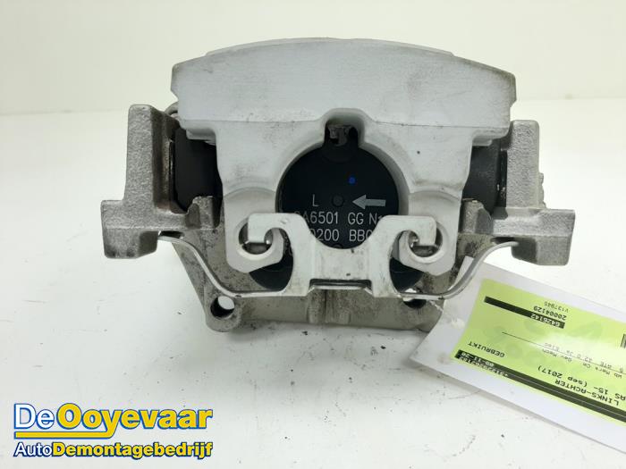 Rear brake calliper, left from a Mercedes-Benz GLC Coupe (C253) 3.0 350d V6 24V 4-Matic 2017