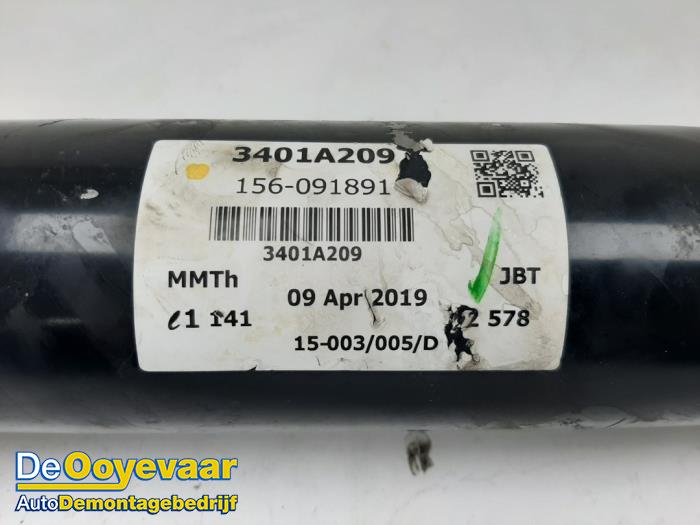 4x4 front intermediate driveshaft Mitsubishi L-200 2.2 DI-D 4WD ...