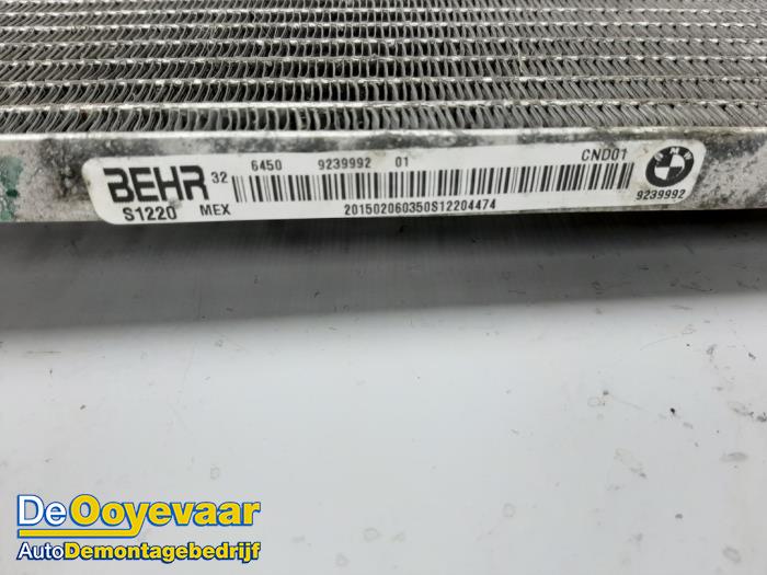 Air conditioning condenser from a BMW X5 (F15) xDrive 30d 3.0 24V 2017