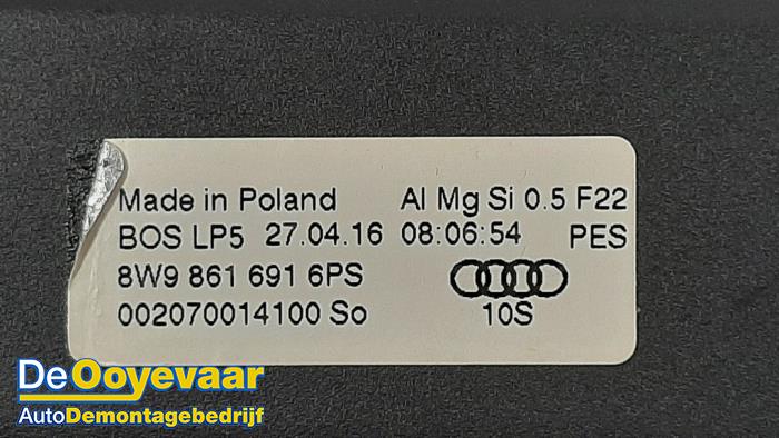 Gepäcknetz van een Audi A4 Avant (B9) 2.0 TDI Ultra 16V 2016