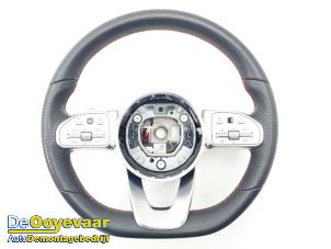 Used Steering wheel Mercedes B (W247) 1.3 B-180 Turbo 16V Price € 200,00 Margin scheme offered by Autodemontagebedrijf De Ooyevaar