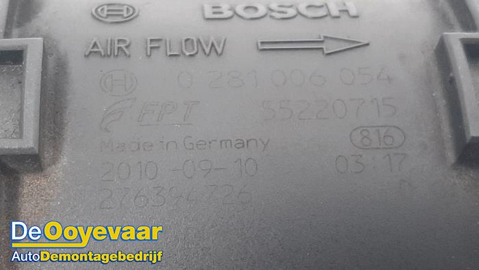 Medidor de masa de aire de un Fiat Punto Evo (199) 1.3 JTD Multijet 85 16V Euro 5 2011