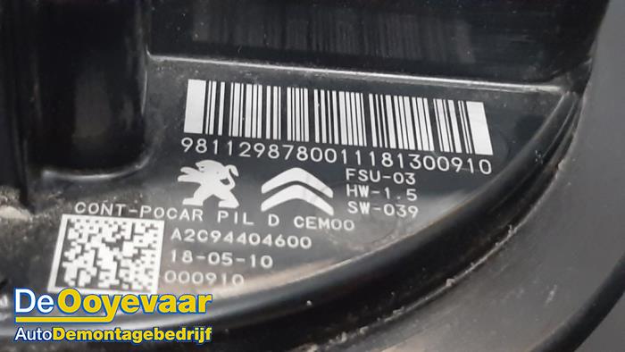 Bomba eléctrica de combustible de un Peugeot Partner (EF/EU) 1.6 BlueHDI 75 2018