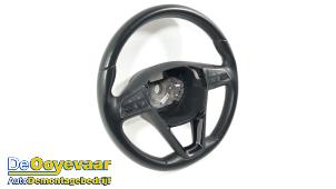 Used Steering wheel Seat Ibiza ST (6J8) 1.0 EcoTSI 12V Price € 49,99 Margin scheme offered by Autodemontagebedrijf De Ooyevaar