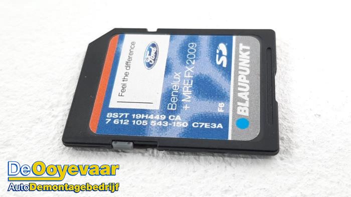 SD navigation card from a Ford Focus 2 1.8 16V 2009
