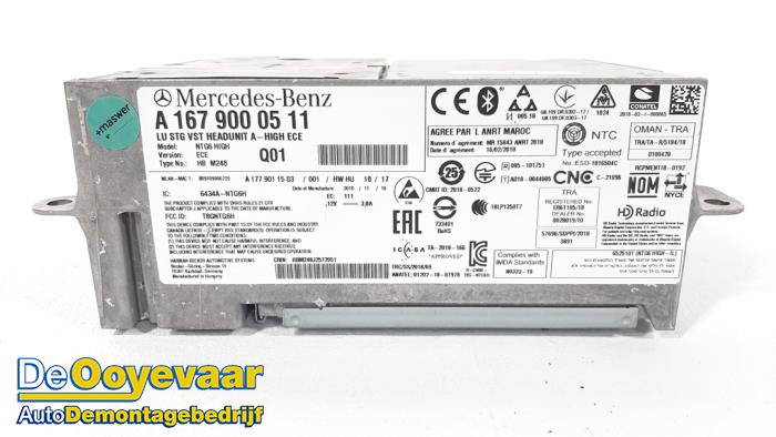 Używane System nawigacji Mercedes A Limousine (177.1) 1.3 A-200 Turbo Cena € 494,99 Procedura marży oferowane przez Autodemontagebedrijf De Ooyevaar