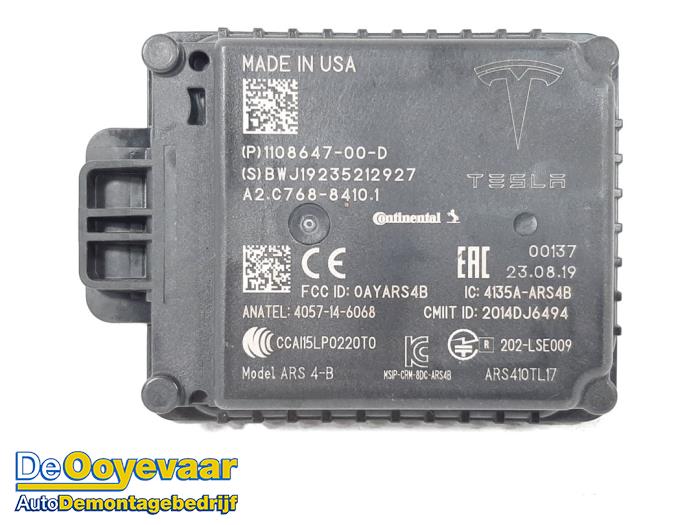 Begagnade Radarsensor Tesla Model 3 Long Range AWD 75 kWh Pris € 59,99 Marginaltabell erbjuds av Autodemontagebedrijf De Ooyevaar