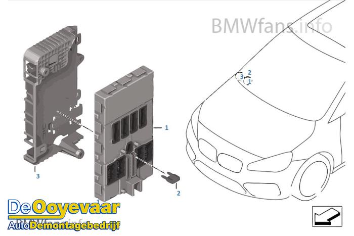 Sterownik Body Control z BMW 2 serie Active Tourer (F45) 216d 1.5 TwinPower Turbo 12V 2016