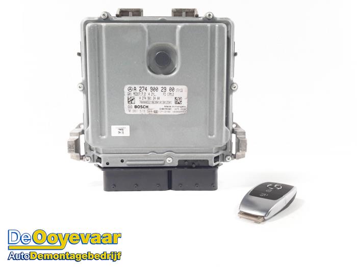 Used Ignition lock + computer Mercedes C (W205) C-180 1.6 16V Price € 199,99 Margin scheme offered by Autodemontagebedrijf De Ooyevaar