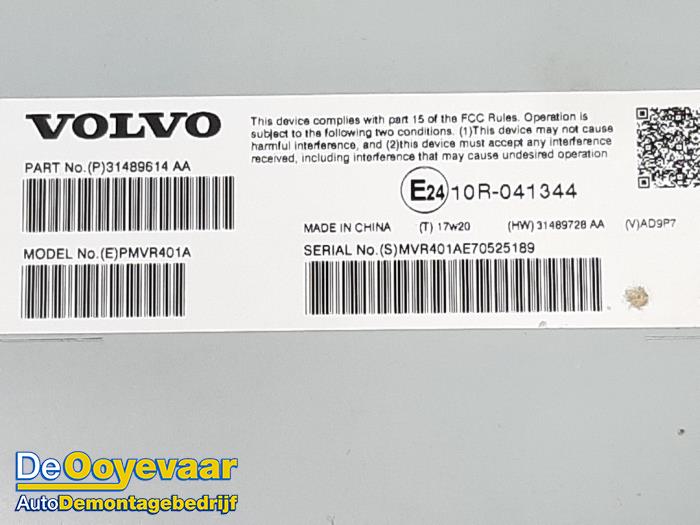 Radio amplifier Volvo S90 II 2.0 D4 16V - 31489614AA VOLVO