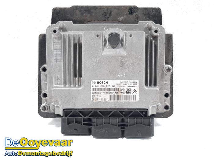 Used Engine management computer Citroen Berlingo 1.6 Hdi 75 Price € 29,99 Margin scheme offered by Autodemontagebedrijf De Ooyevaar