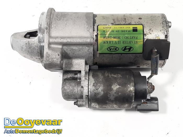 Begagnade Startmotor Hyundai i40 CW (VFC) 1.7 CRDi 16V Pris € 29,99 Marginaltabell erbjuds av Autodemontagebedrijf De Ooyevaar