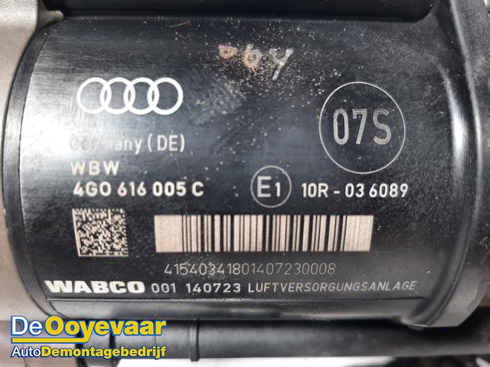 Bomba neumática (suspensión) de un Audi A7 Sportback (4GA/4GF) 3.0 TDI V6 24V biturbo Quattro 2015