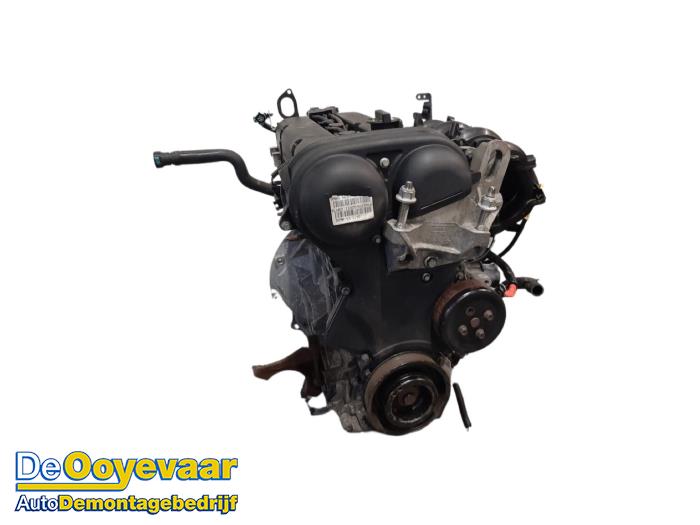 Engine from a Ford Fiesta 6 (JA8) 1.4 16V 2009