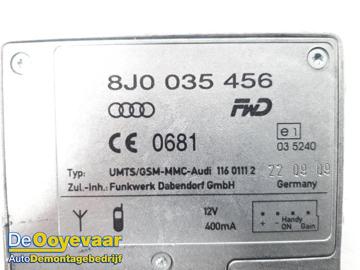 Module téléphone d'un Audi A3 Sportback (8PA) 1.4 TFSI 16V 2009
