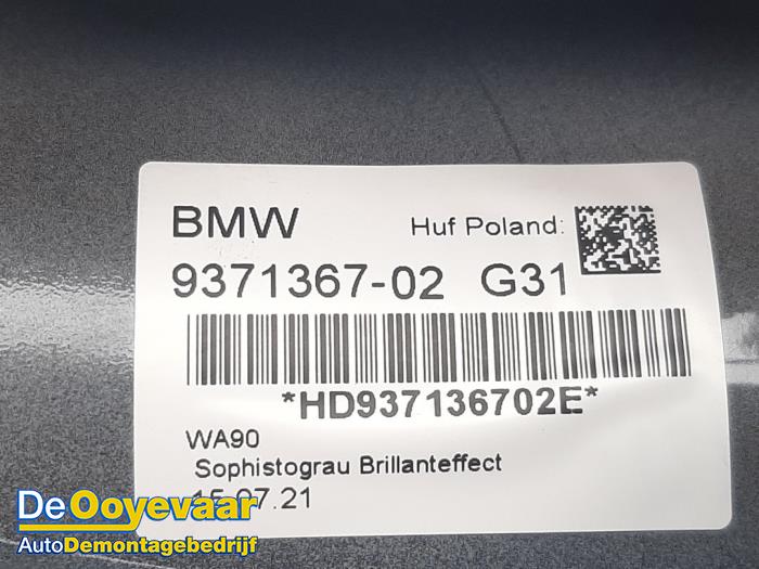 Antenne d'un BMW iX3 Electric 2022