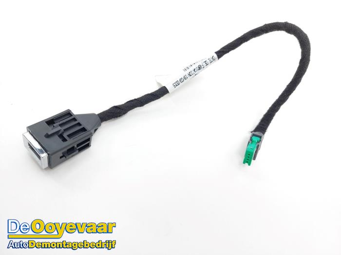 Prise USB d'un Peugeot 308 SW (L4/L9/LC/LJ/LR) 1.6 BlueHDi 120 2015