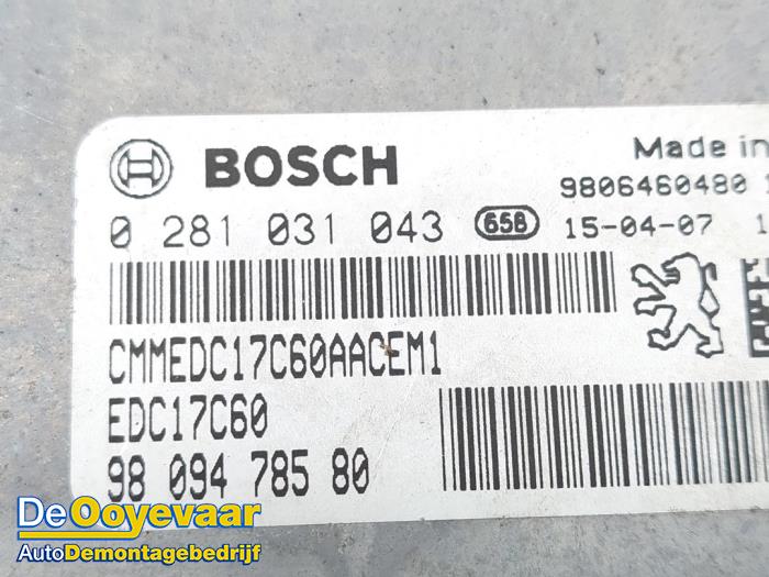 Cerradura de contacto y ordenador de un Peugeot 308 SW (L4/L9/LC/LJ/LR) 1.6 BlueHDi 120 2015