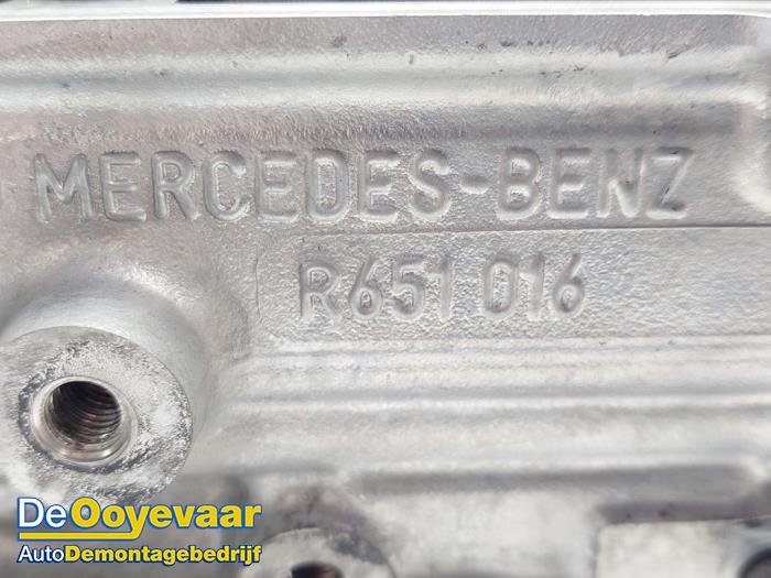 Cylinder head from a Mercedes-Benz A (W176) 2.2 A-220 d 16V 2015