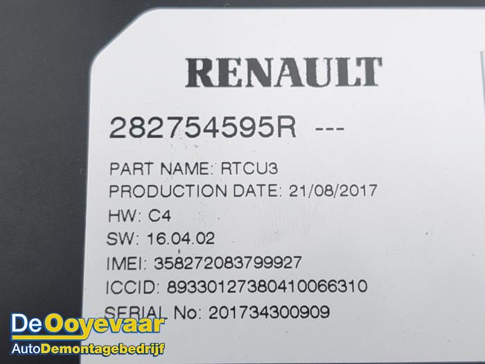 Phone module from a Renault Megane IV Estate (RFBK) 1.5 Energy dCi 110 2017