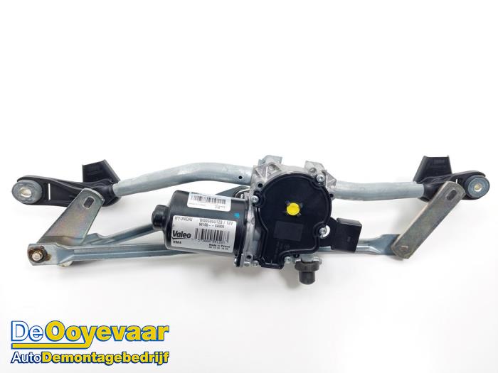 Wiper motor + mechanism Hyundai i20 1.4i 16V - 98100C8000 VALEO