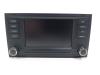 Display Multi Media control unit from a Seat Leon ST (5FF), 2012 / 2020 2.0 TDI FR 16V, Combi/o, 4-dr, Diesel, 1.968cc, 110kW (150pk), FWD, CKFC; CRMB; CRBC; CRLB; DFFA; DFGA, 2013-10 / 2020-08 2014