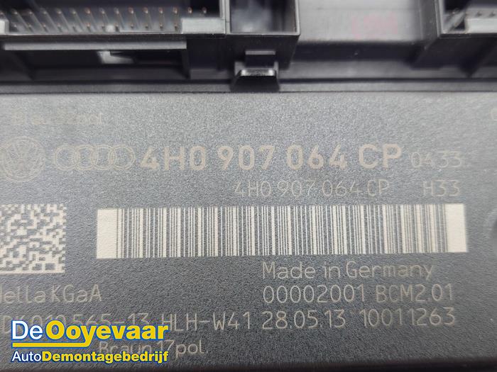 Ordinateur contrôle fonctionnel d'un Audi A6 (C7) 3.0 TDI V6 24V Quattro 2014