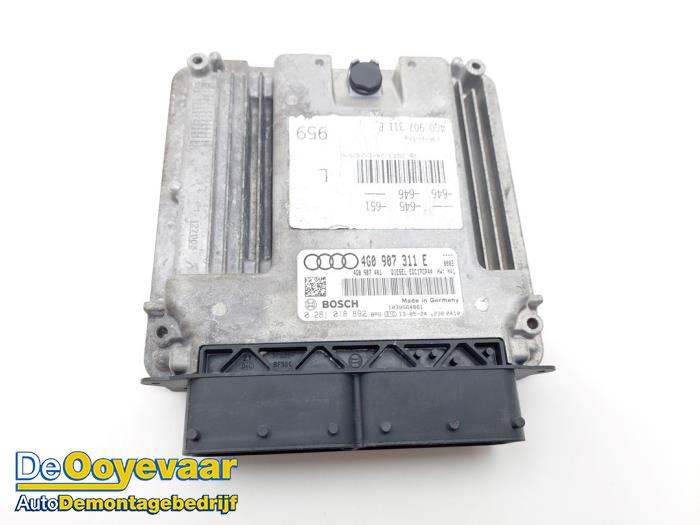 Used Engine management computer Audi A6 (C7) 3.0 TDI V6 24V Quattro Price € 399,99 Margin scheme offered by Autodemontagebedrijf De Ooyevaar