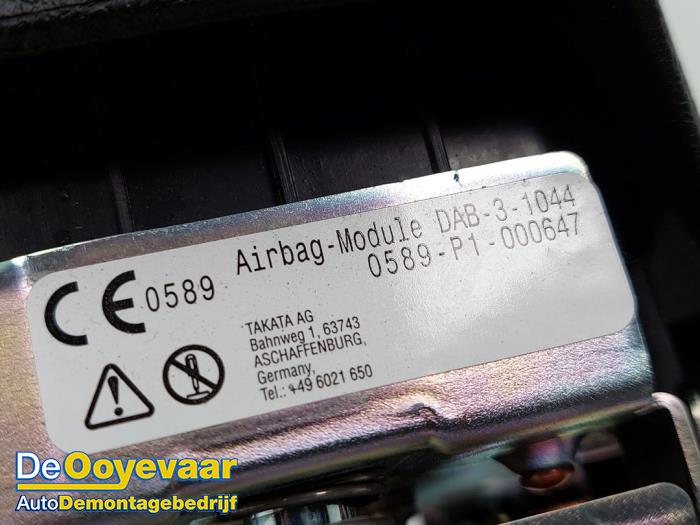 Airbag set + dashboard d'un Honda Civic (FK6/7/8/9) 1.0i VTEC Turbo 12V 2017